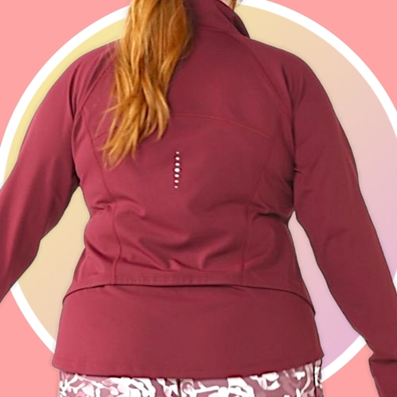 NWT Performance Full Zip Up Jacket w 2 Side Zipper Pockets - Picture 3 of 12